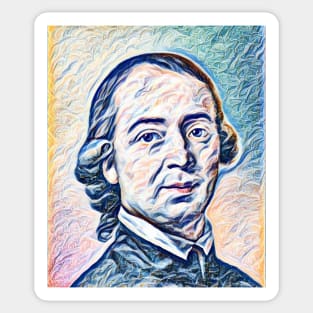 Johann Gottfried Herder Portrait | Johann Gottfried Herder Artwork 12 Sticker